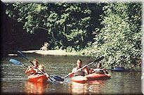 Kayak sur l'Ourthe