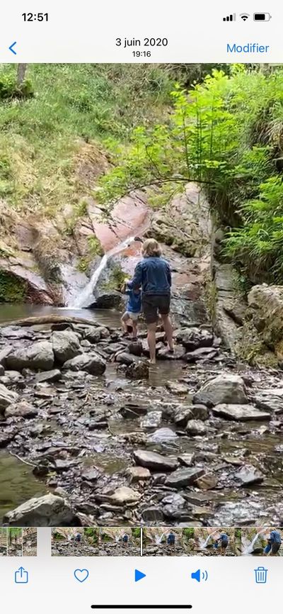 The famous Ninglinspo walk — waterfalls and wooden bridges