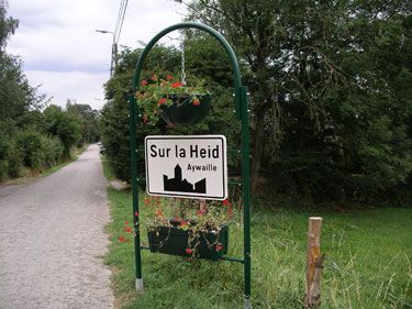 Sur la Heid village sign, Aywaille